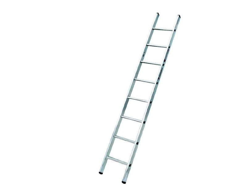 Ladder met rechte voet  1x8 sporten | Euroline