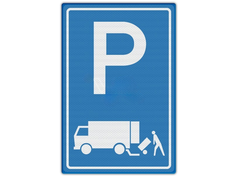 Verkeersbord RVV E07 - Parkeren laden en lossen