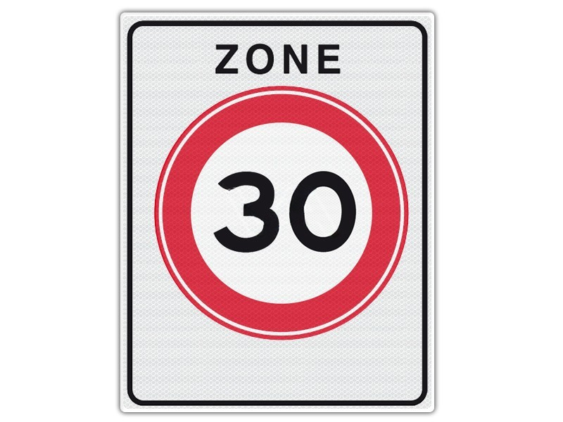 Verkeersbord RVV A01-30zb - 30km-zone