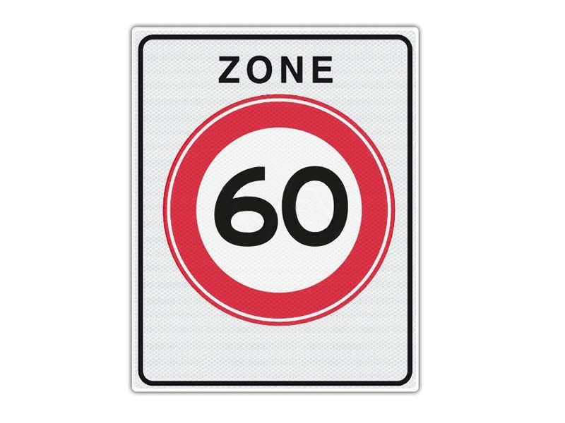 Verkeersbord RVV A01-60zb - 60km-zone
