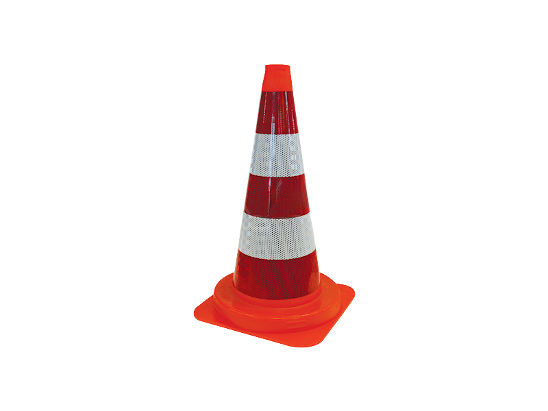 Verkeerskegel 50cm klasse III reflectie