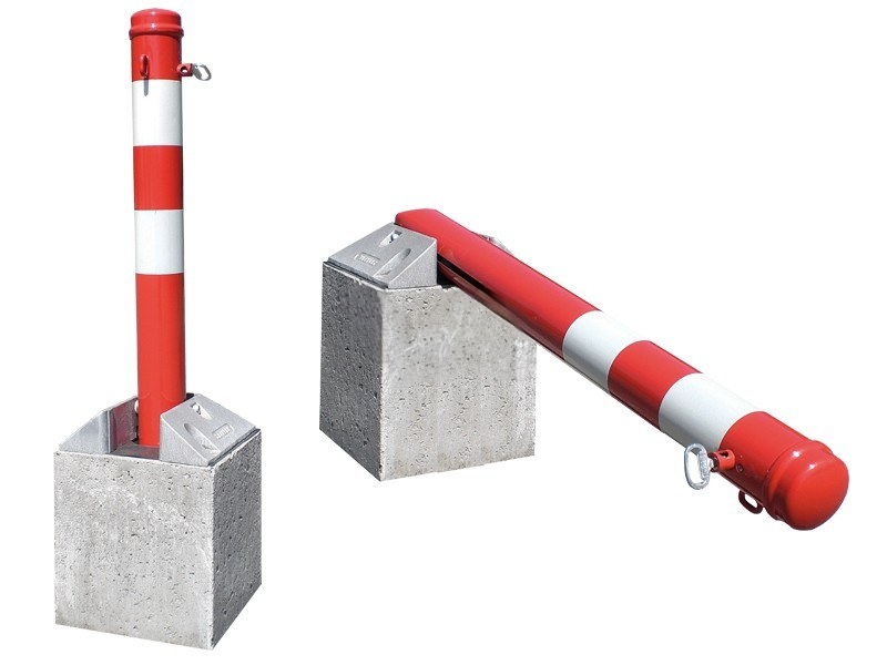 Neerklapbare afzetpalen