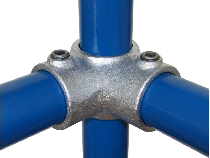 Buiskoppeling Interclamp IC-116 3-weg 90º hoekklem 48 mm