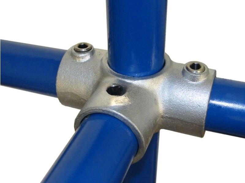 Buiskoppeling Interclamp IC-176 3-weg 90º koppelstuk 48 mm