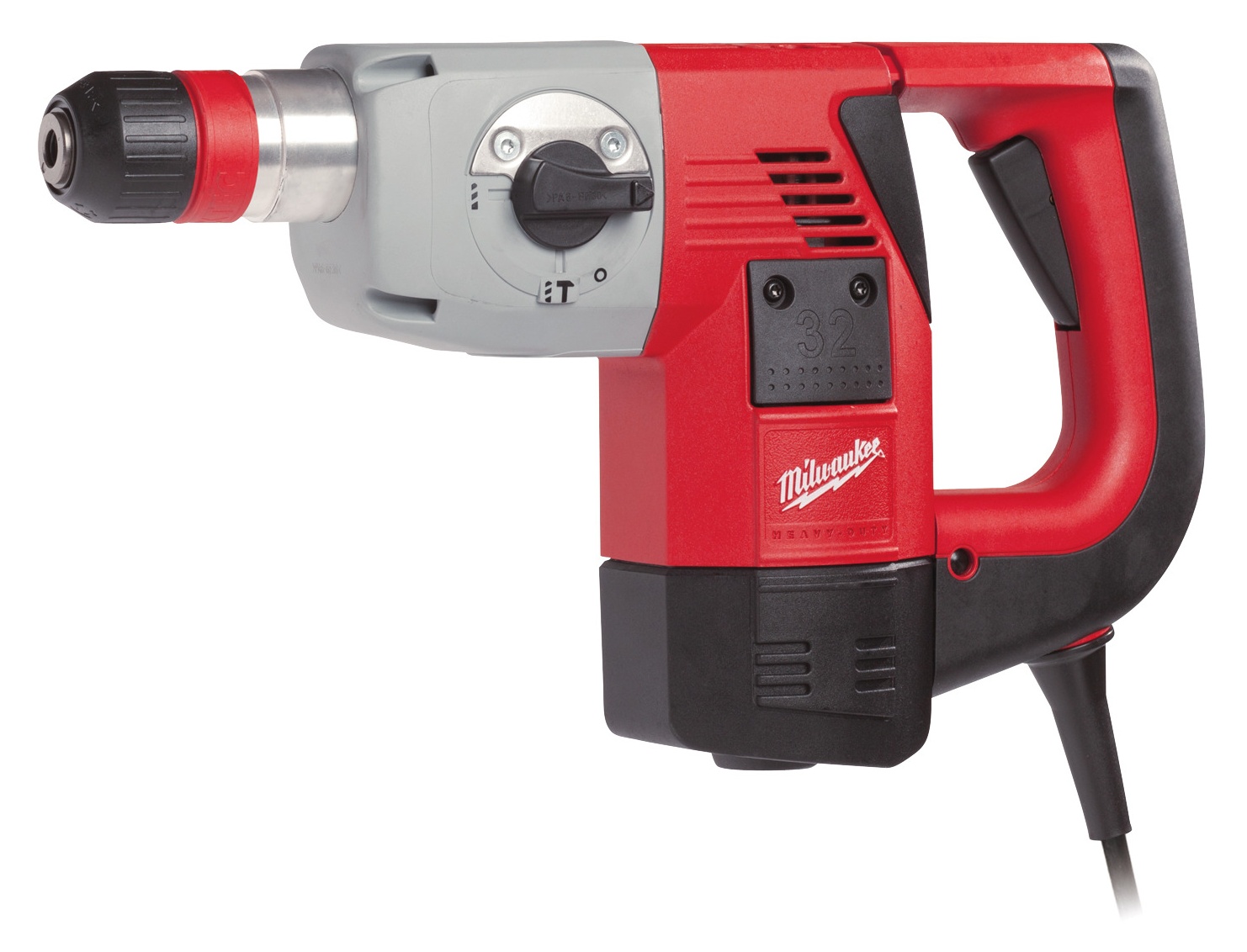 Milwaukee combihamer 32mm SDS-plus 3.8J L-vorm wisselbare boorkop PLH32XE