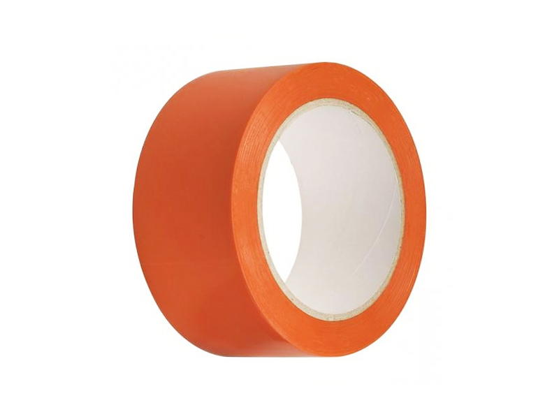 Vloertape fluor oranje 50 mm