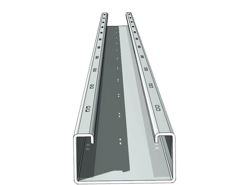 Staander stelling voor materiaalcontainer lange zijde