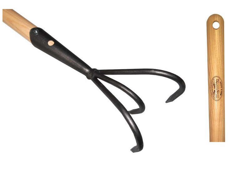 Cultivator met 3 tanden en steel van 150 cm DeWit