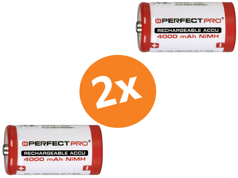PerfectPro set à 2 accu's C-cel