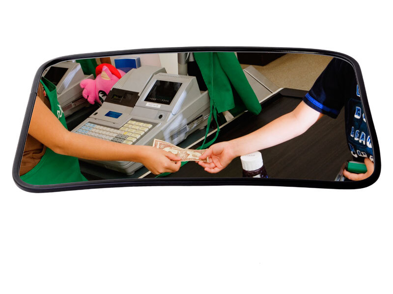 Binnenspiegel polycarbonaat rechthoek