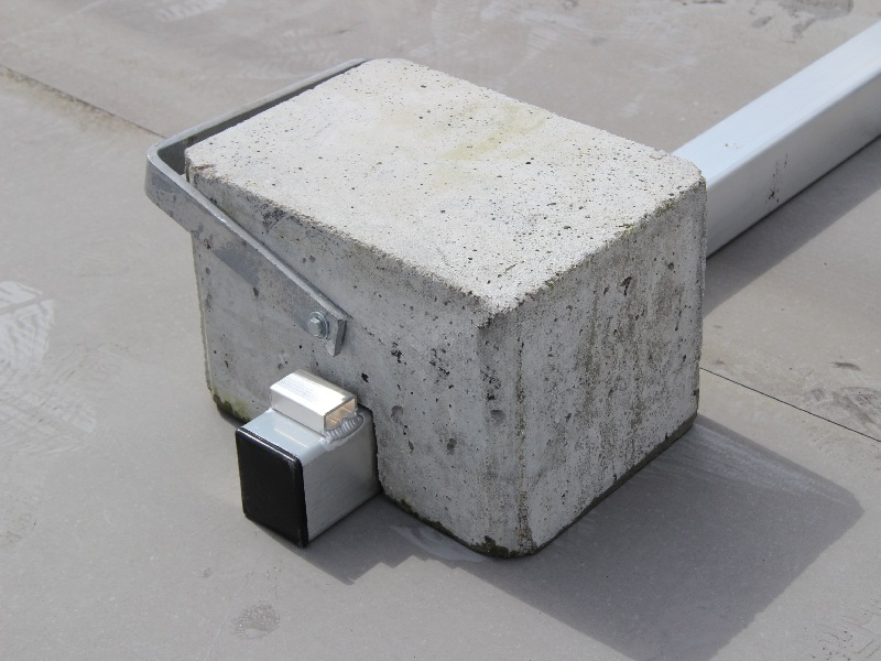 Dakrandbeveiliging ballastblok beton