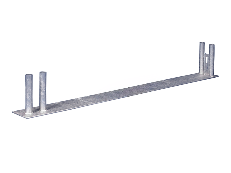 Schoorplaat groot voor bouwhek Heras