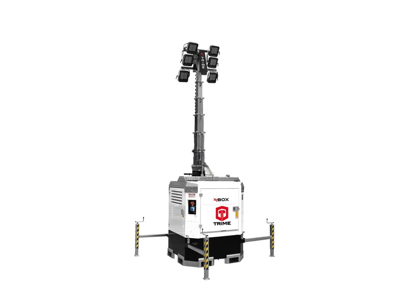 Lichtmast X-Box 6 x 160 Watt LED