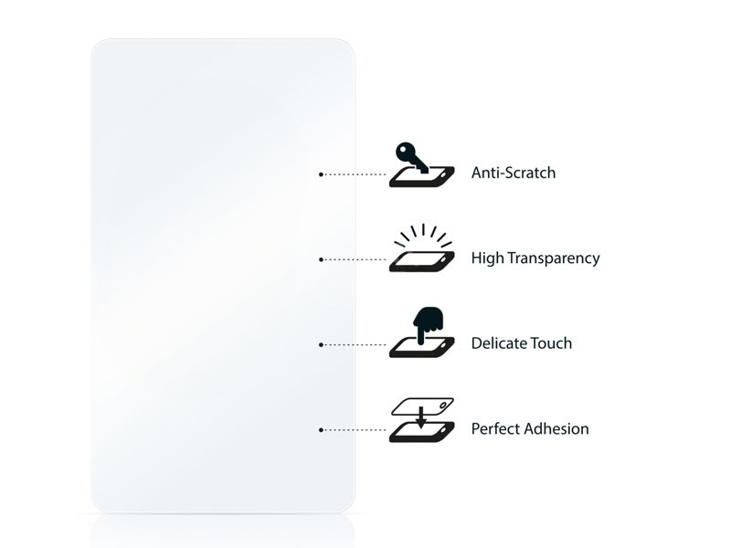 Screenprotector Panasonic tablet FZ-M1 pak 6 stuks