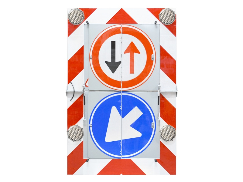 Actieframe staand type II 130 x 200 cm Multi-LED