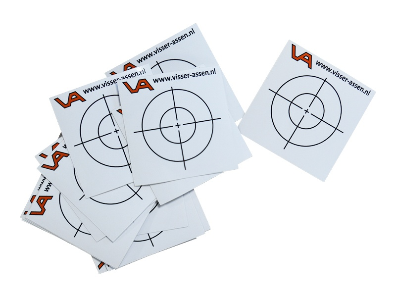 Meetstickers VA kl. 1 50x50 mm zakje à 10 stuks