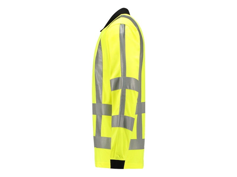 Poloshirt Tricorp RWS fluor geel lange mouw