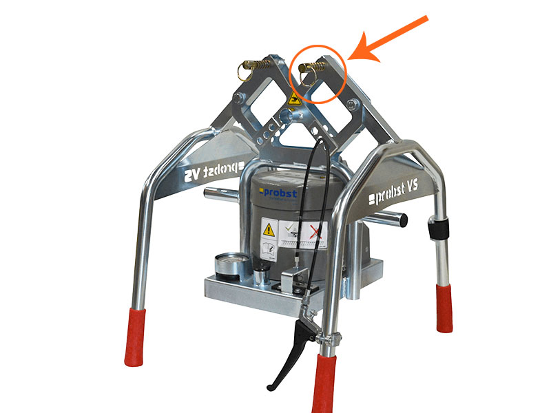 Tegeltiller Probst vacuüm Speedy borgpen bedieningsarm