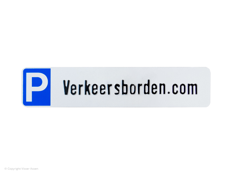 129579_Parkeerbord_vanaf_13_tekens_geperst_52_x_11_cm_p1