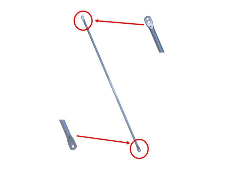 Gevelsteiger Scafom Diagonaal veldlengte 2.5 / 3.0 m