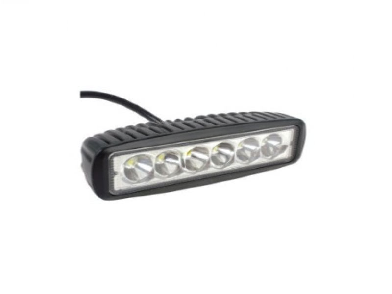 LED-werklamp langwerpig 6 x 3 watt