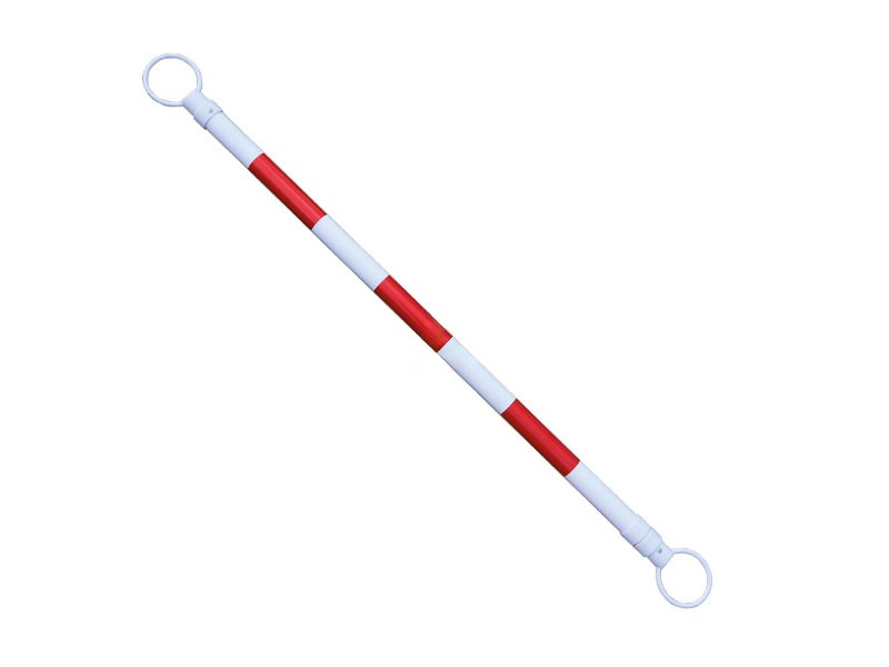 Afstandshouder telescopisch rood-wit 110-220 cm