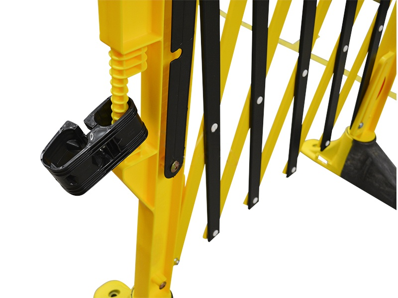 130163_Afzethek_schaarhek_Titan_3m_Geel_Zwart_Anti_trip_voet_p4