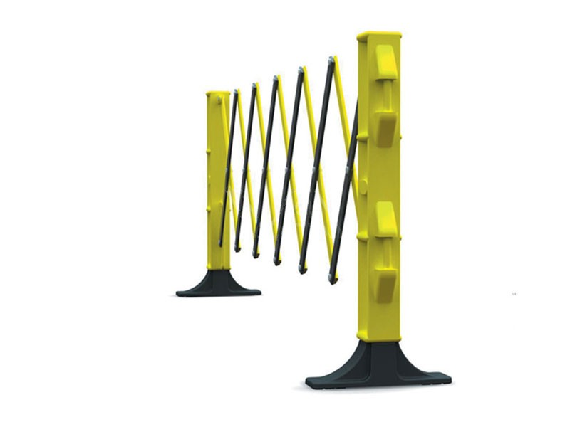 130163_Afzethek_schaarhek_Titan_3m_Geel_Zwart_Anti_trip_voet_p5