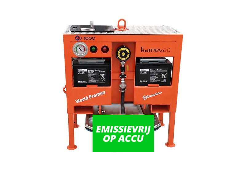 Vacuüm hijsunit Hamevac VHU-3000-AR op accu | Radiobediend