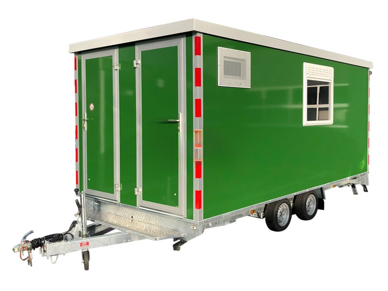 Schaftkeet Brouwer STBK-500 5.0m + magazijnruimte en WC