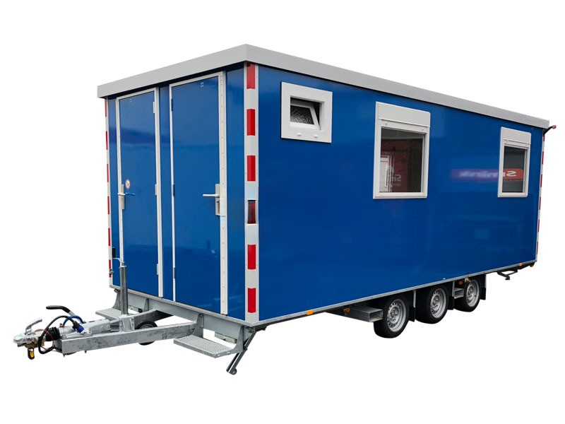 Schaftkeet Brouwer STBK-600 6.0m + magazijnruimte en WC