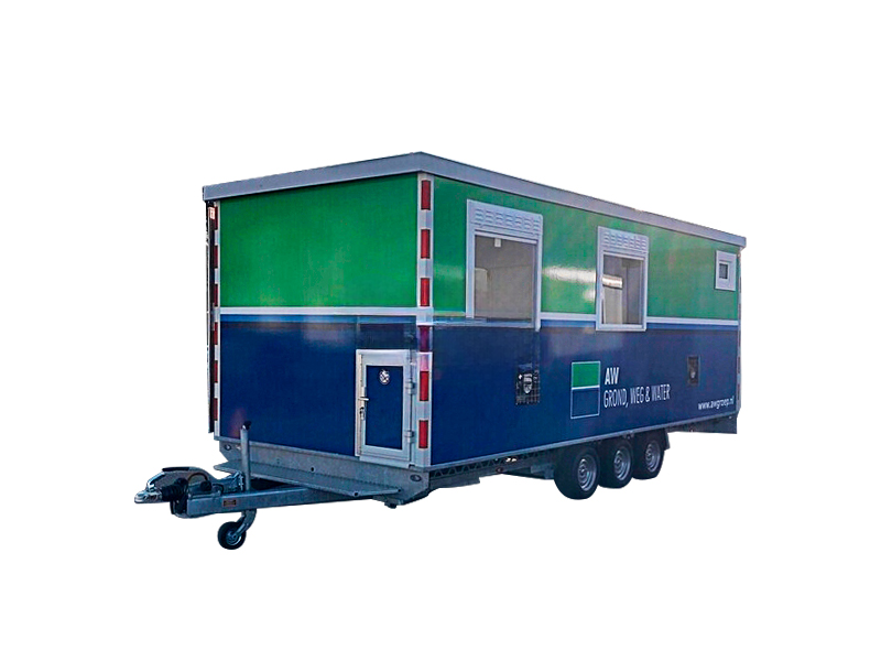 Schaftkeet Brouwer SK-600 6.0m met kantoorruimte RAL ....