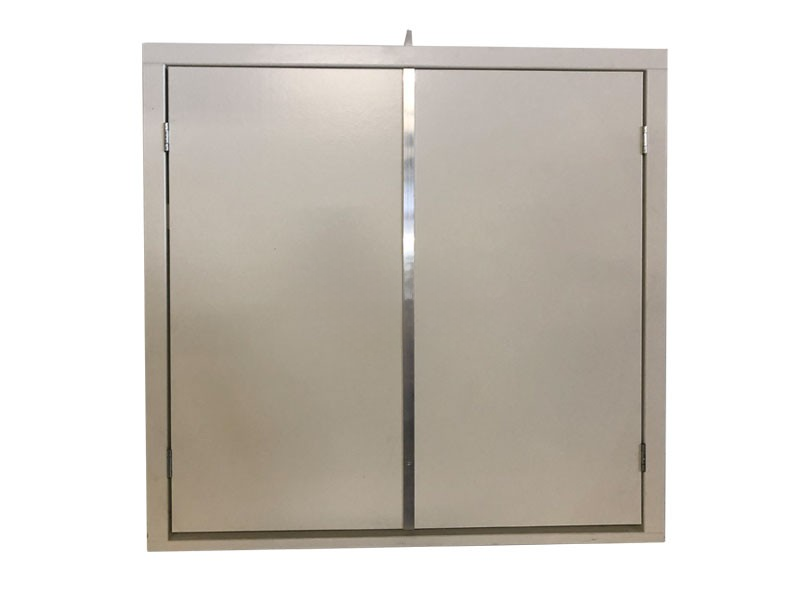 Raam glas met hardhouten kozijn en luiken BFR