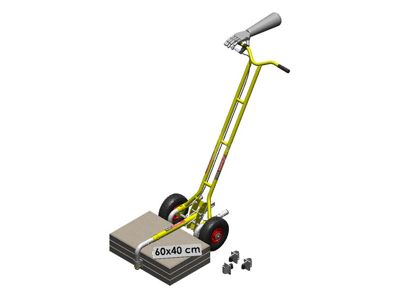 Tegellegger Tesspaver 220 Comfort 15-60 cm T met luchtbanden