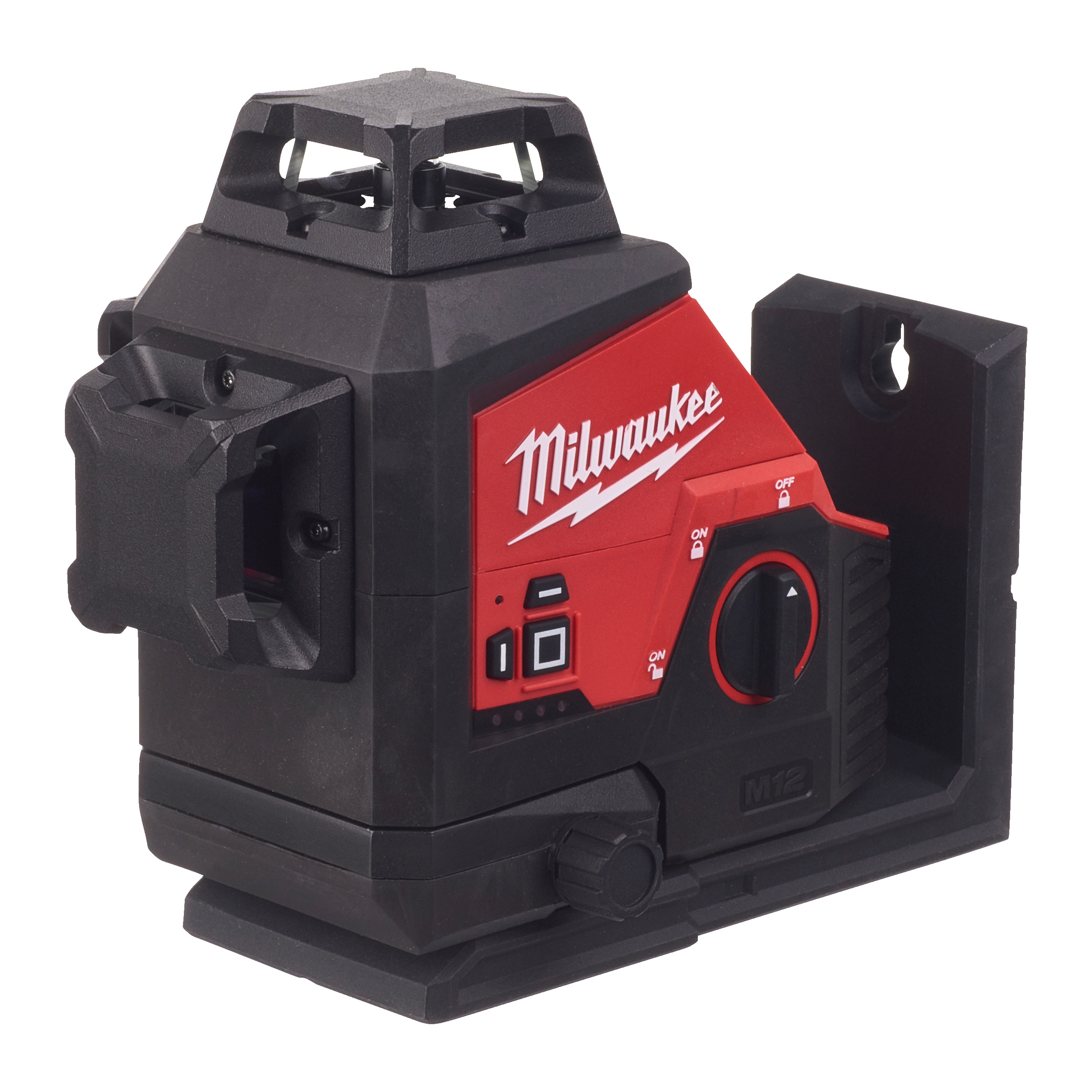 Milwaukee 12V kruislijnlaser 3x 360° groen M12 3PL-0C
