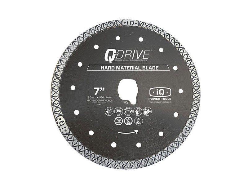 Diamantzaagblad iQ ø 180 mm Q-drive Hard