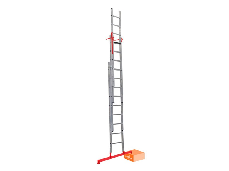 Schuifladder Pro 3 x 8 met Smart Level  Top Safe Systeem