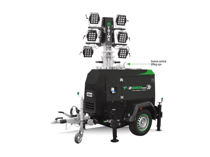 Lichtmast Trime X-Eco Hybrid 6 x 100 W LED