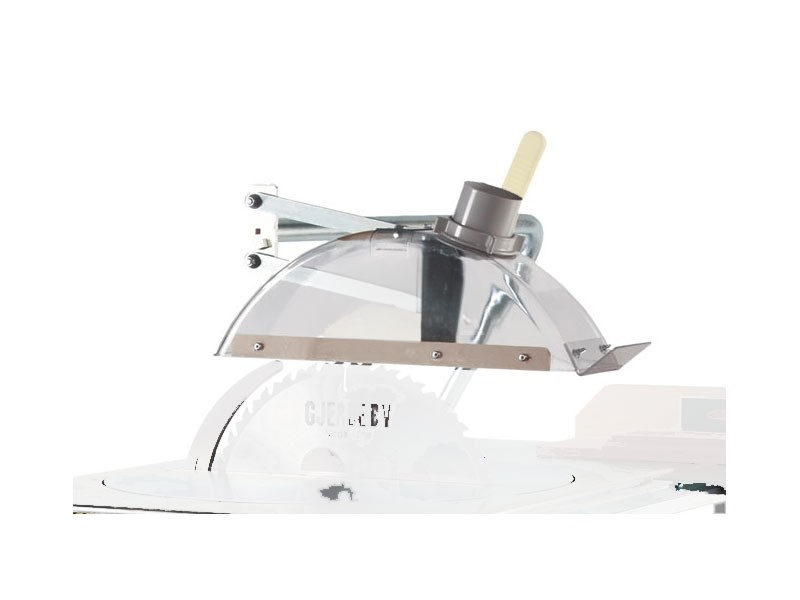 Gjerde 1603 Transparante kap met stofafvoer Ø 75mm