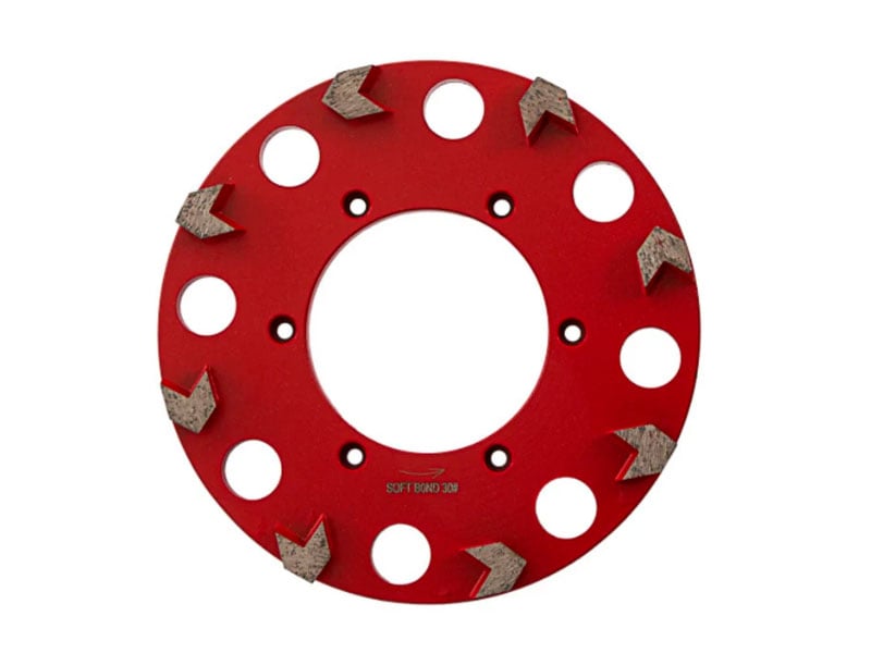 Komschijf ø 225 mm 8 segmenten t.b.v. harde vloeren