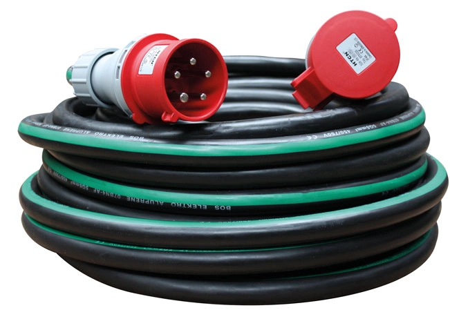 Krachtstroomkabel aluprene 5 x 6 32A | 25 meter