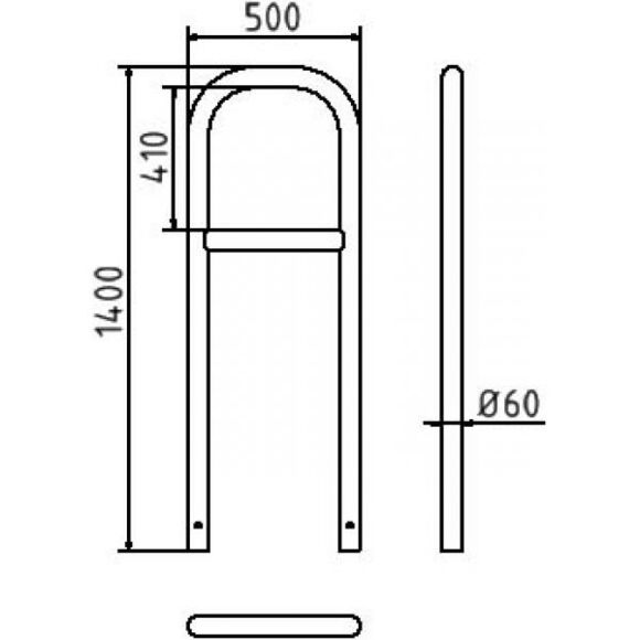 132453_Sluishek_met_dwarsstang_1400_mm_hoog_verzinkt_in_beton_____60_mm_p1