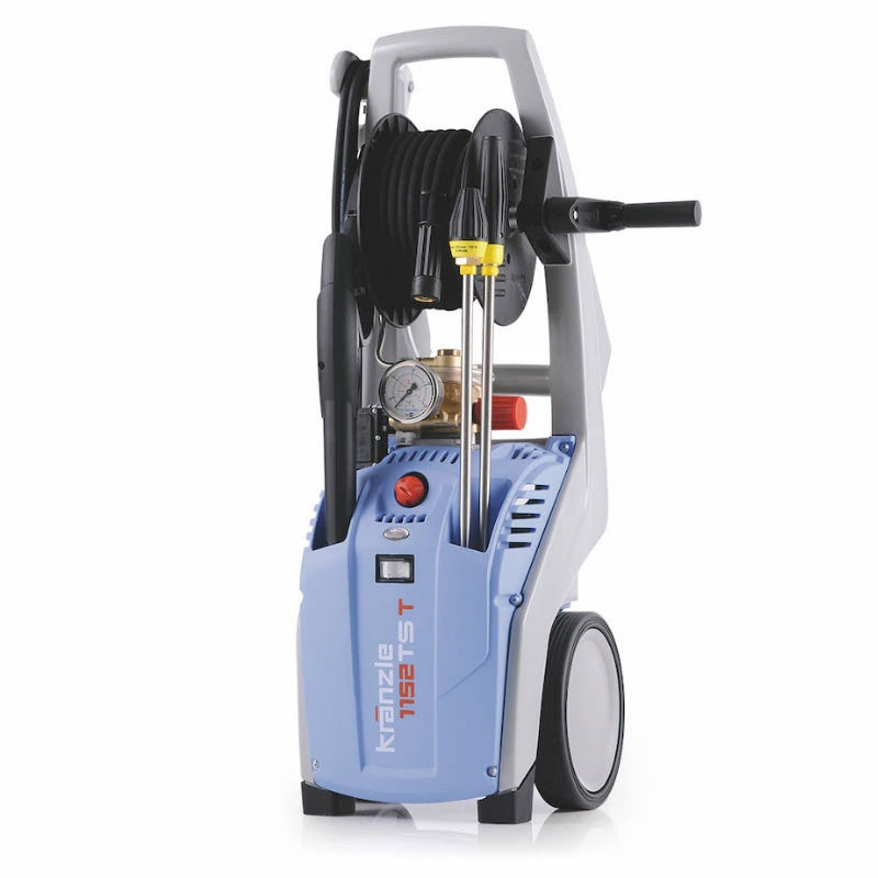 Hogedrukreiniger Kränzle K1152 TST + slanghaspel, vuilfrees en rioolslang 15m