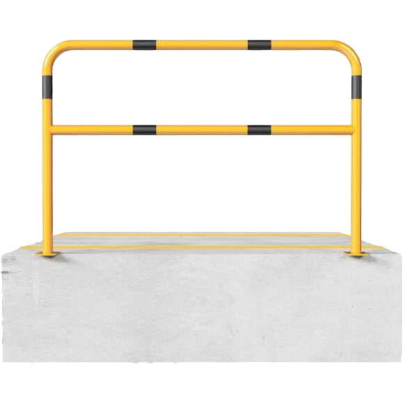 132575_Beschermhek_1000_mm_hoog_geel_zwart_met_voeten_____48_mm_p2