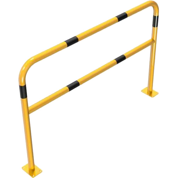 132575_Beschermhek_1000_mm_hoog_geel_zwart_met_voeten_____48_mm_p4