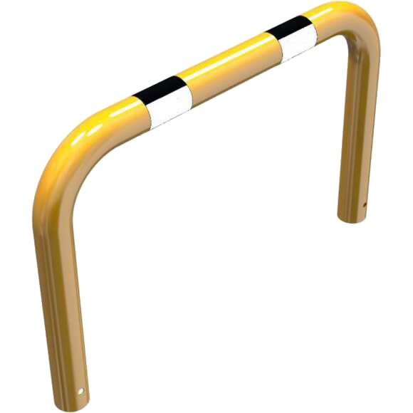 132581_Beschermhek___76mm_geel_zwart_in_beton___250_mm_hoog_p1