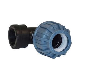 Tyleen bocht 25mm met 3/4 bi.draad
