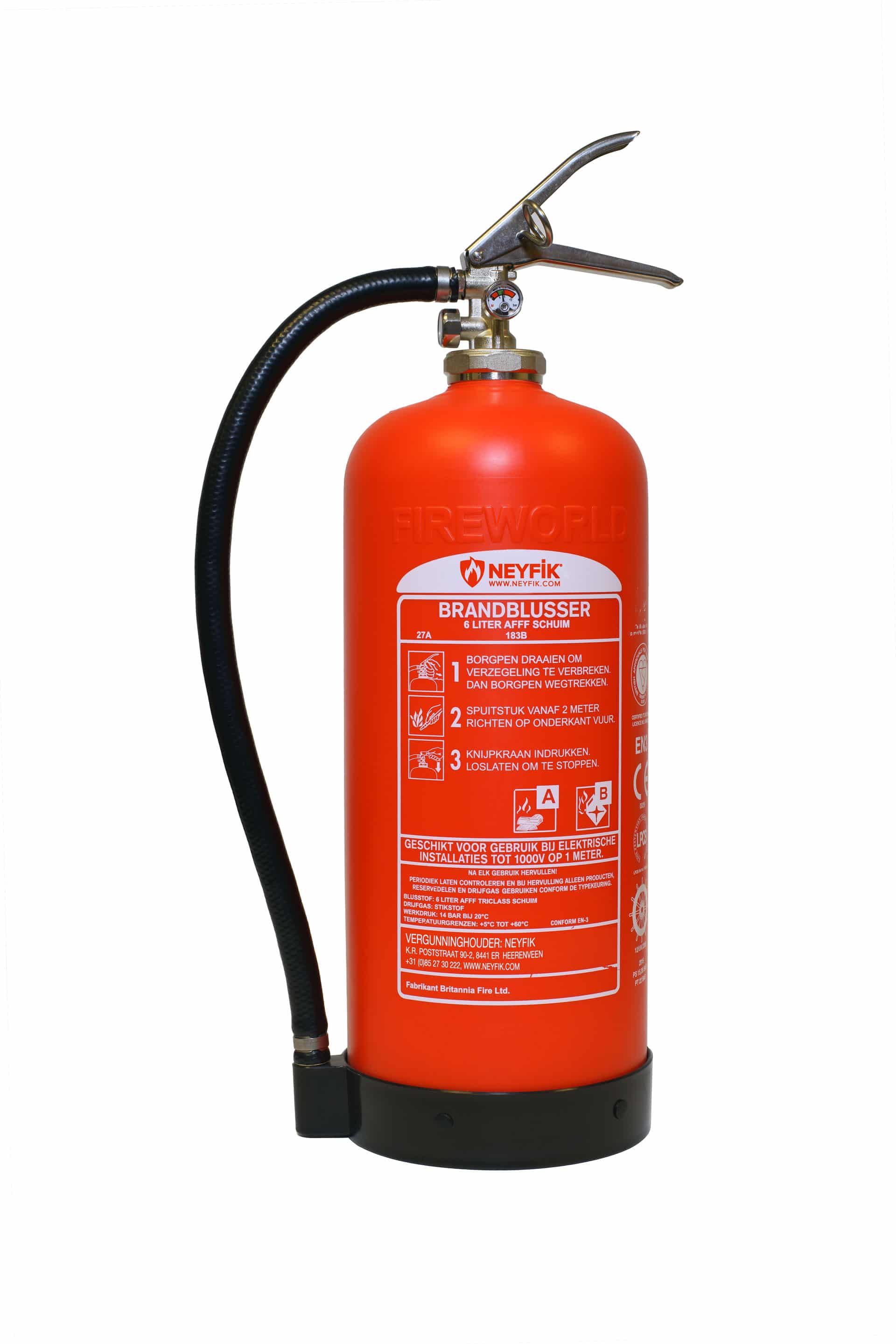 Neyfik schuimblusser p50 s6 composiet 6 liter