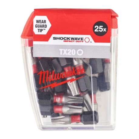 136469_Milwaukee_schroefbit_set_SHOCKWAVE_TX20_25mm_25x_p1