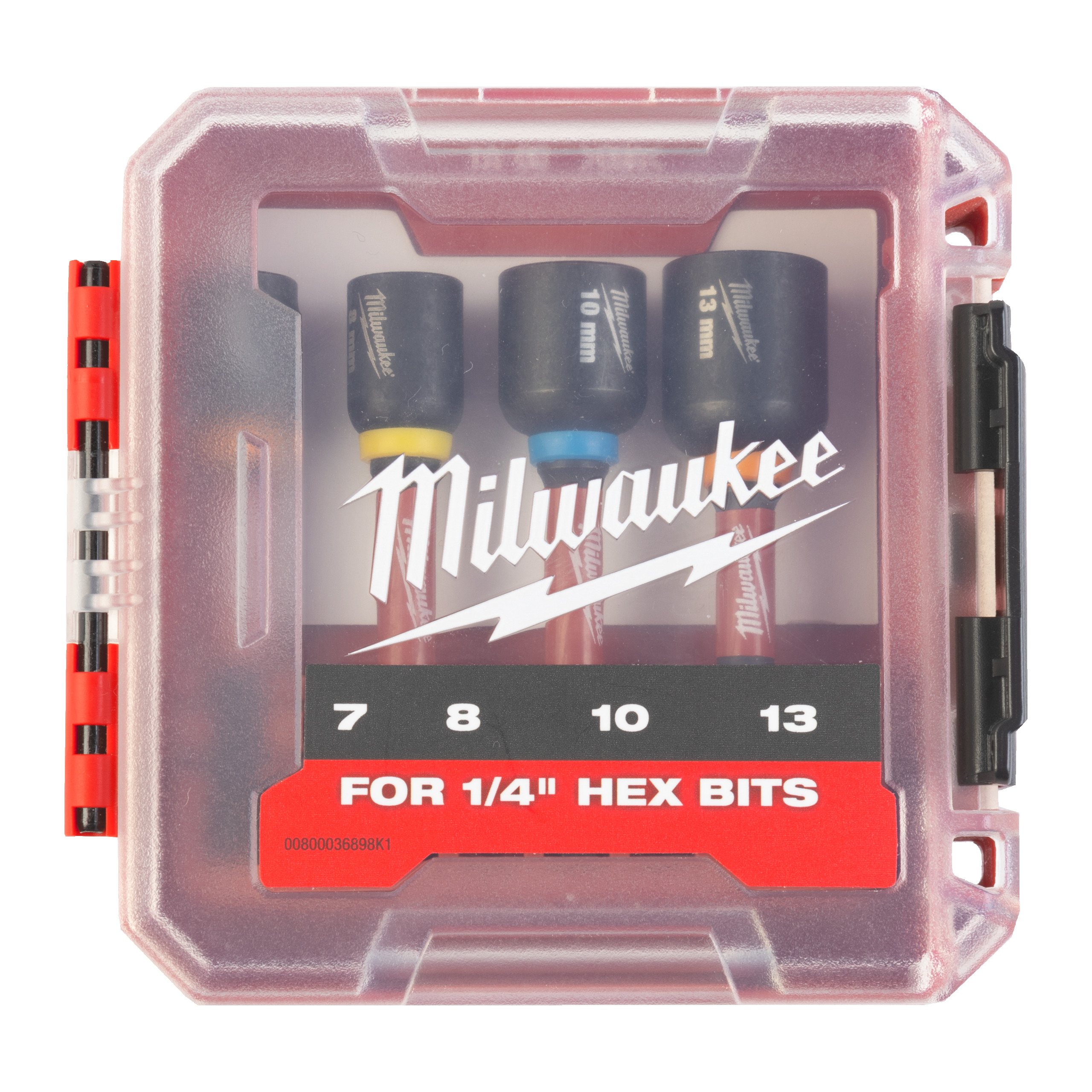 Milwaukee Doppenset SHOCKWAVE magnetisch Hex Packout ready (4-delig)